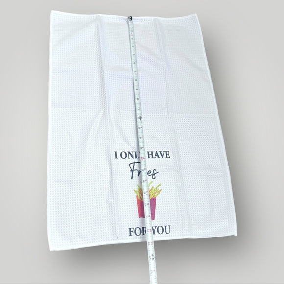 White Waffle Pattern Dish Hand Towel - Picture 4 of 9